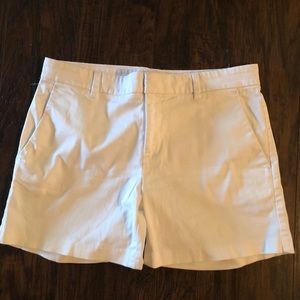 White chino shorts size 2